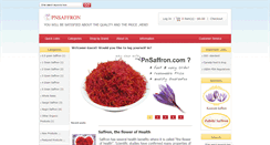 Desktop Screenshot of pnsaffron.com
